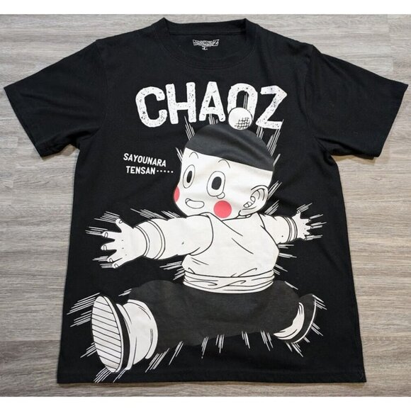 Dragon Ball Z Japan Large US S/M Chiaotzu Chaoz Sayonara Ten San Graphic T Shirt - Picture 1 of 8